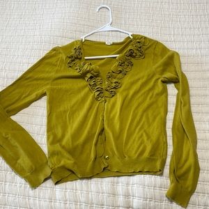 Jcrew sweater with the sweetest detail. size small..